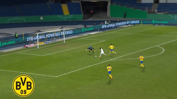 Jadon Sancho's fantastic speed